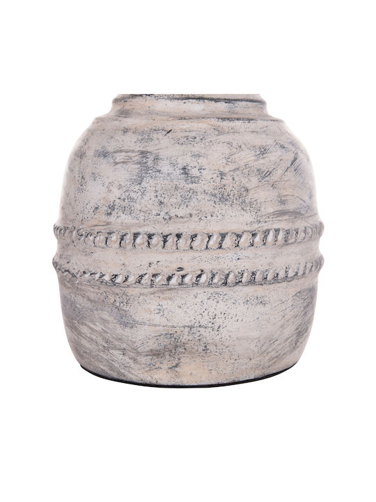 HomeMarkt Decorative Vase Vermo Gray 21x21x25cm