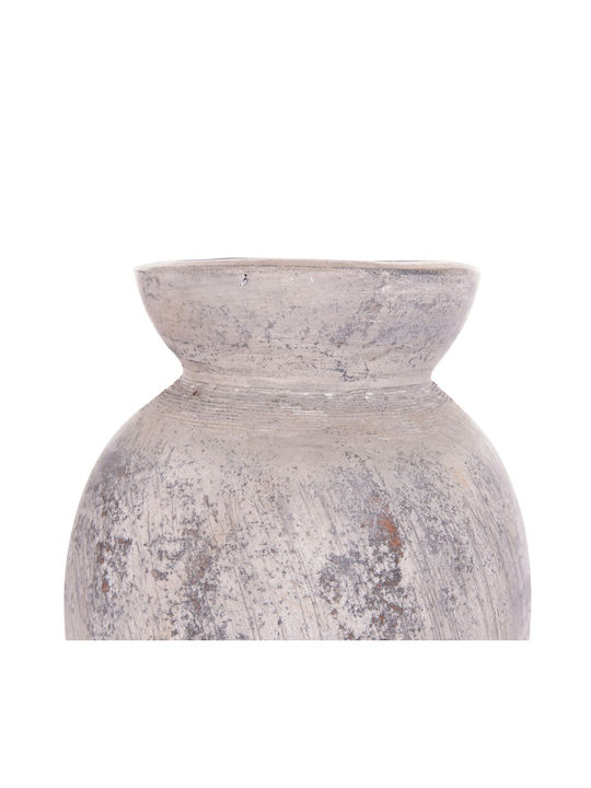 HomeMarkt Decorative Vase Vermo Gray 18x18x19cm