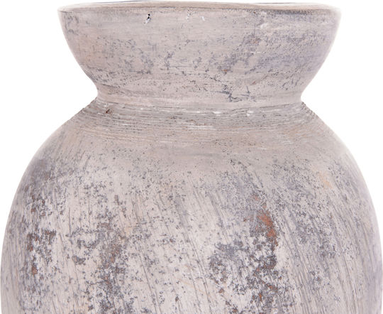 HomeMarkt Decorative Vase Vermo Gray 18x18x19cm