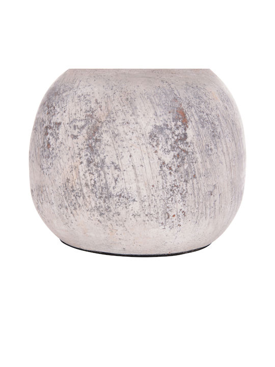 HomeMarkt Decorative Vase Vermo Gray 18x18x19cm