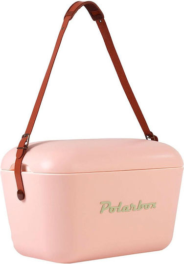 Polarbox Classic & Pop Style Φορητό Ψυγείο 20lt Nude-Olive Green