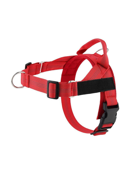 Dog Harness Oxford A Size S Red Black Oem