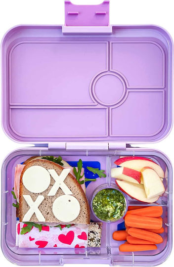 Yumbox Plastik Kinder Lebensmittelbehälter 9.5Es Isoliert Lila