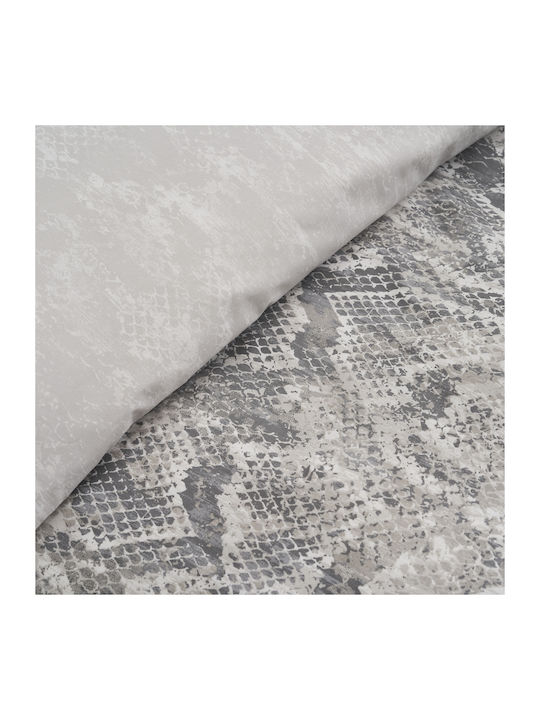 Charalambidis Textiles Κουβερλί Υπέρδιπλο από Βαμβάκι & Πολυεστέρα Γκρι 220x240cm