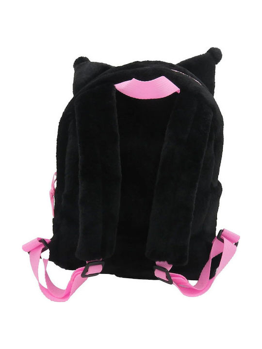 Cerda Kuromi Hello Kitty Kinder Taschen Rucksack Schwarz 30x22x14cm