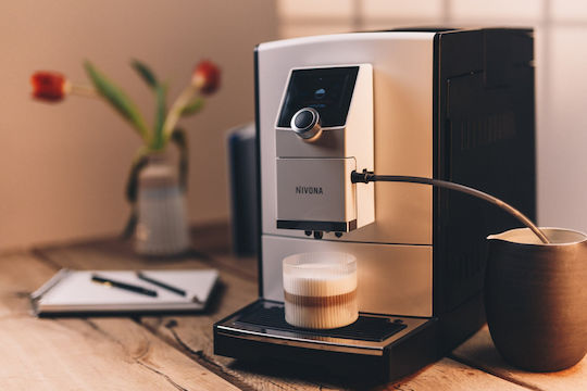 Nivona Cafe Romatica 797 Automatic Espresso Machine 1455W Pressure 15bar for Cappuccino White