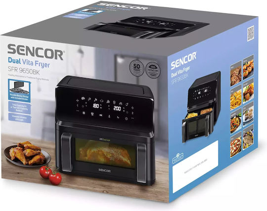 Sencor Air Fryer 9lt Μαύρο SFR 9650BK