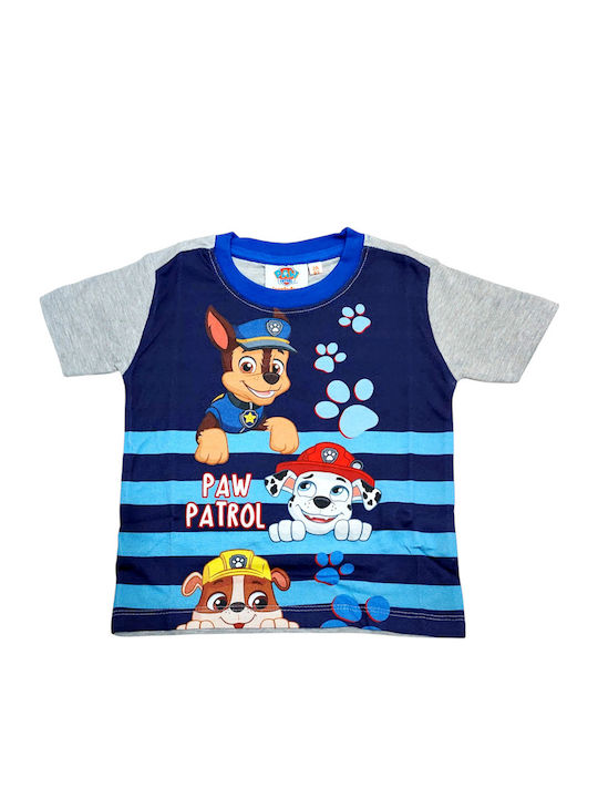 Disney Παιδική Πιτζάμα Καλοκαιρινή Γκρι Paw Patrol