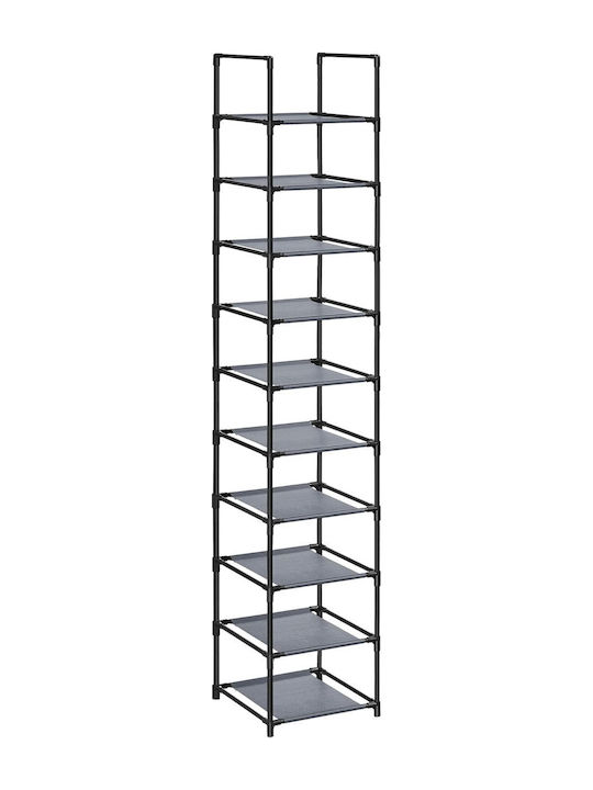 Stoff Schuhschrank 33x33x173cm