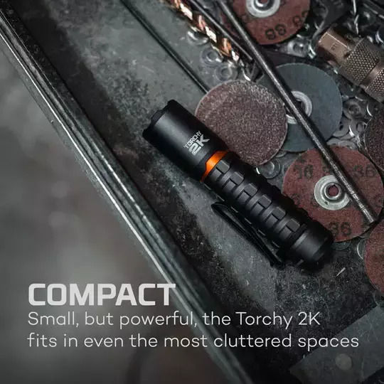 Nebo LED IPX6 с Максимална Яркост 2000лм Torchy 2k Сив