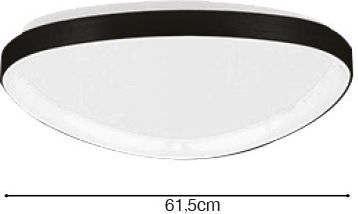 Inlight Ceiling Mount Light White with Integrated LED and Remote Control