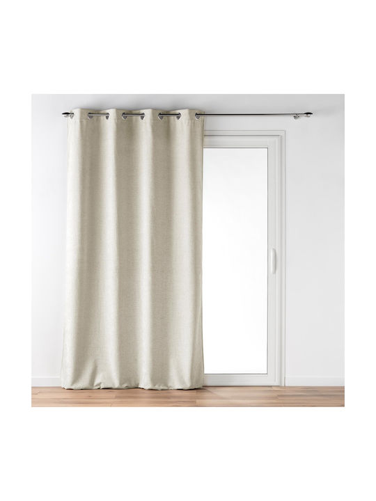 Perdea Cu Capse Verra Ecru 140x260 cm