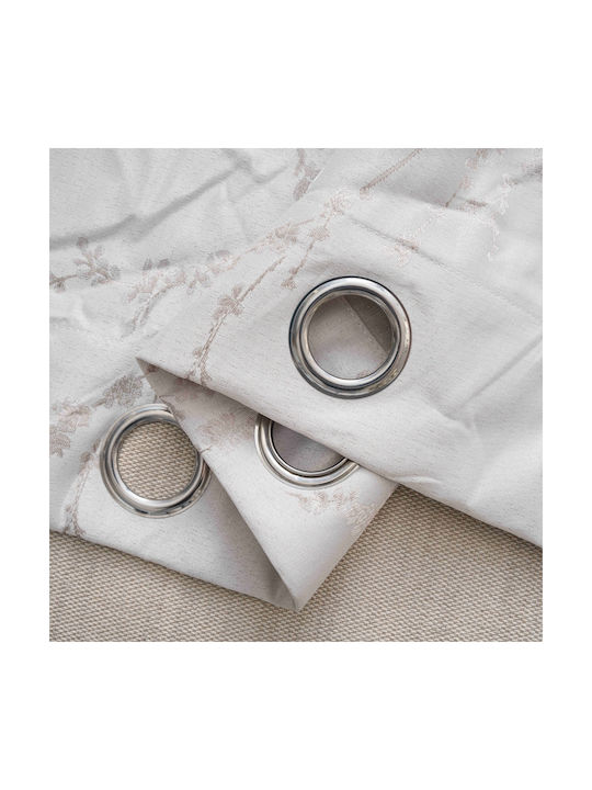My Home Luxury Joli Vorhang mit Grommets Beige 140x260cm