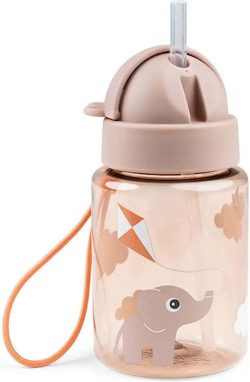 Done by Deer Feeding Set made of Plastic with Non-Slip Base Pink 4pcs for 6+ months