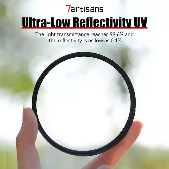 7artisans UV Filter Diameter 77mm with MRC Coating Scratch Resistant for Photography Lenses