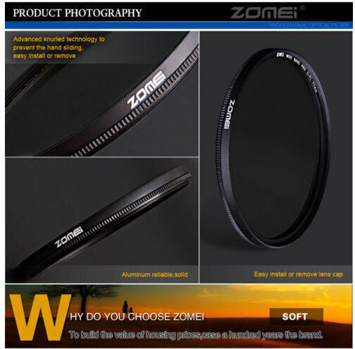 Diat HD / CPL / PL / Special Effects / ColouredFilter Kit 62mm for Camera Lenses