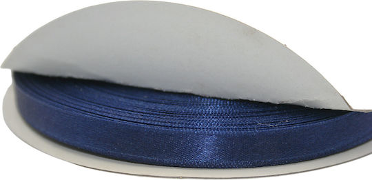 Double-Sided Satin Ribbon 15mm Dark Navy Blue 50m