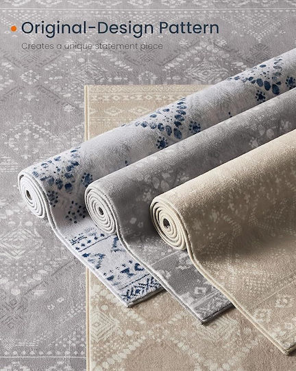 Songmics Boho Chic 170x120cm Rutschfestes Cappuccino Beige