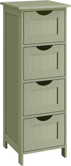 Vasagle Cabinet de baie L30xA30xÎ82cm Verde