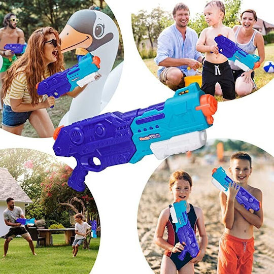 Pistoale de Jucărie pentru Copii 1500 Ml Tank Cu Mână de Transport Piscină Plajă Flippy 3 Ani+ Albastru Navy Lungime 44 Cm