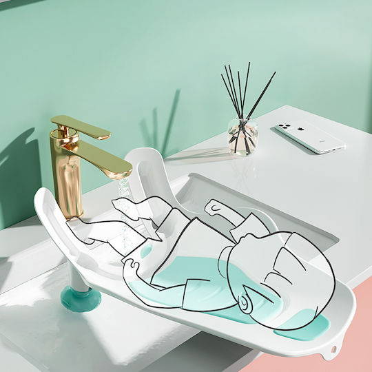 bebeLOGIC Baby Badewannen Unterstützung Grün