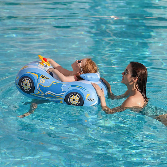 Inflatable Car Sunshade Babies Children Blue Suitable Ages 1-4 Bebelogic