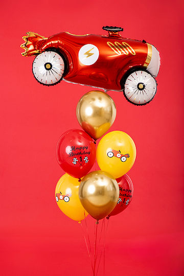 Σετ 6 Μπαλόνια Disney Cars Latex Μπλε 30εκ.