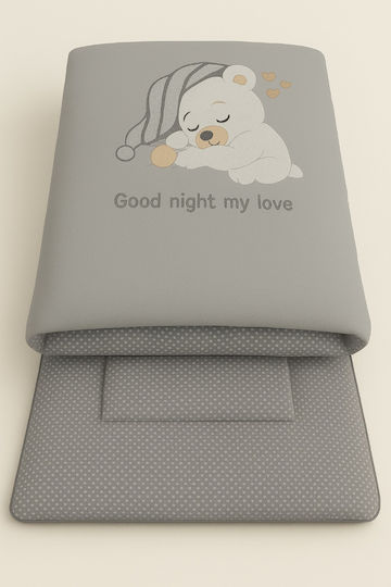 Beboulino Σет За Количка Rige Grey 4бр