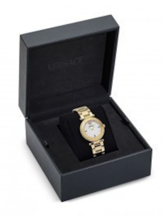 Versace Reve Lady Women's Watch with Gold Metal Bracelet