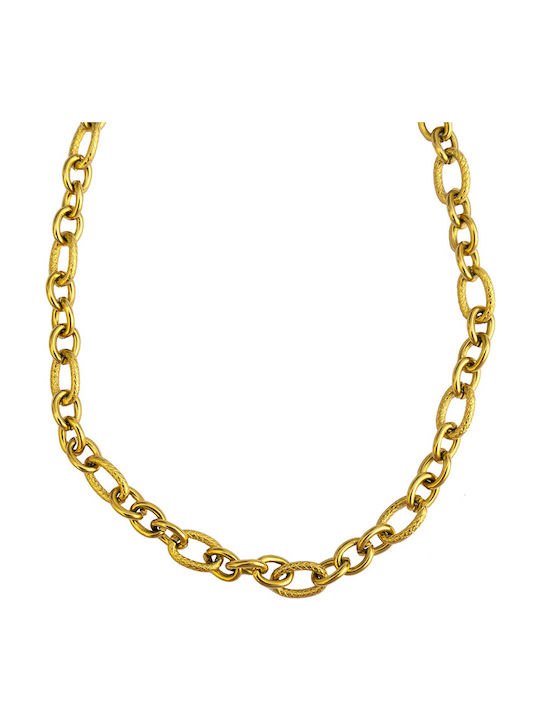 Theodora's Jewellery Gold Plated Steel Necklace 60cm Length