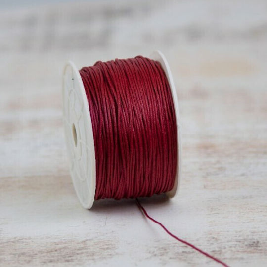 Gewachste Schnur 0,1 cm 100 Meter T4006