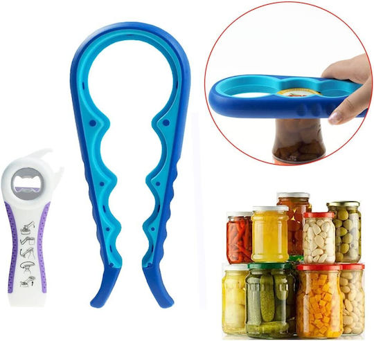 mediLOGIC Deschizător de conserve pentru borcane Plastic