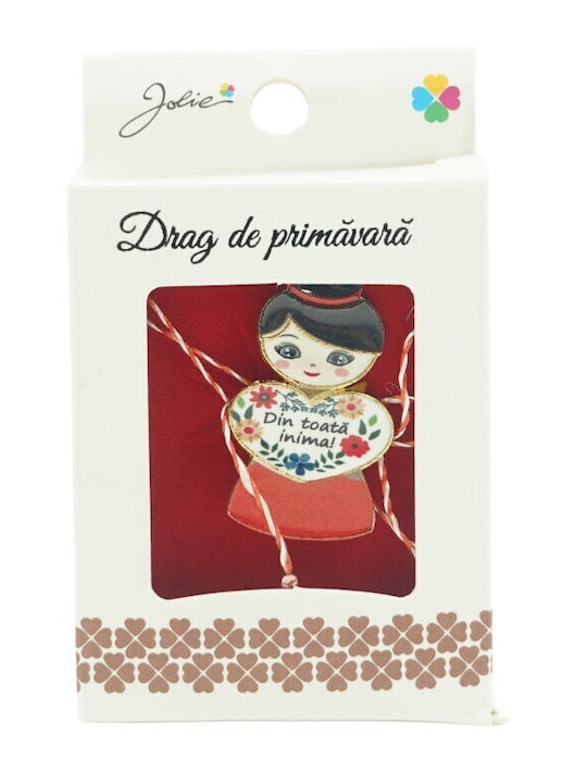 Small Brooch In A Heart-shaped Box