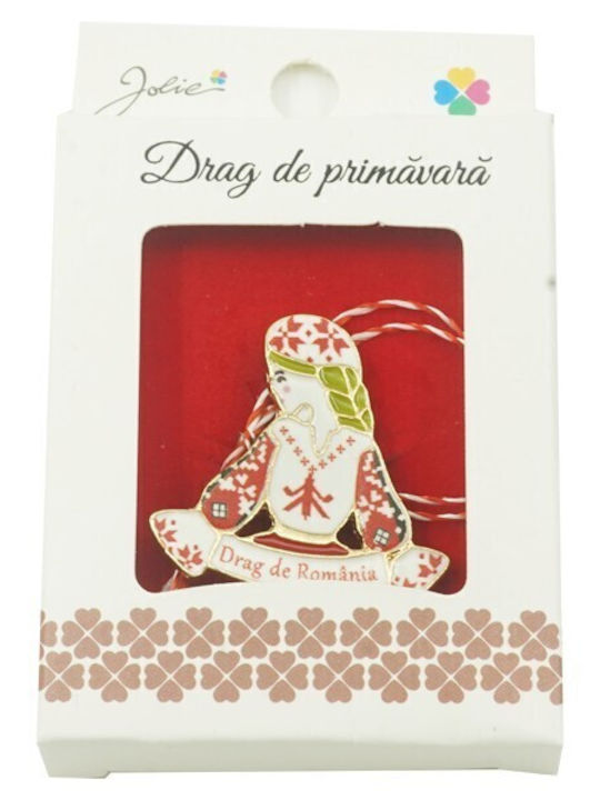 Small Brooch In Pretty Box Model Drag From Romania
