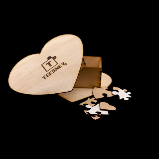 Ξύλινη Συσκευασία Καρδιά Heart Box Standard