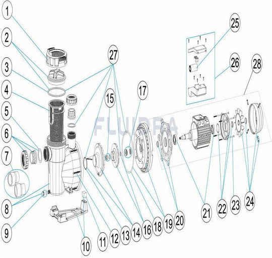 Rotor 2 CP III 4405010600 Astralpool
