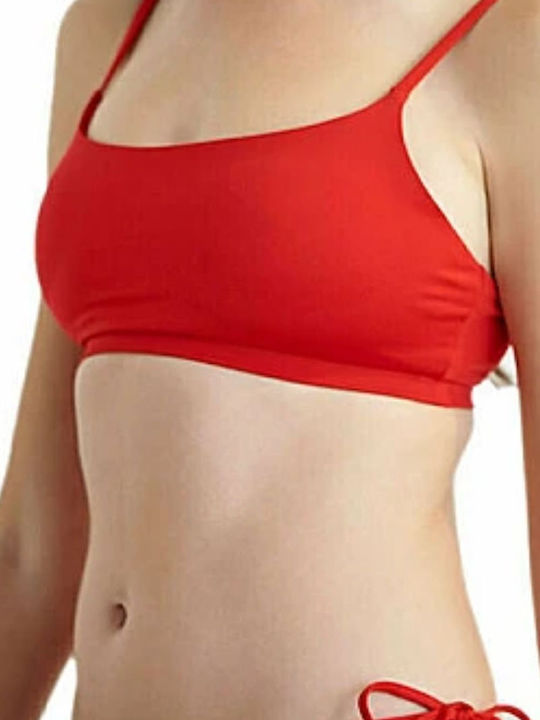 Topuri De Bikini Sutien Sport Cupe B Roșu