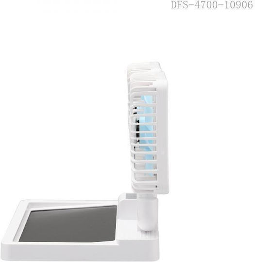 Portable Car Fan System Solar Panel OEM 888 – White