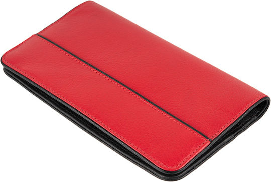 Large Size Tobacco Pouch Genuine Leather Top Quality Fetiche Red Gn 3-364
