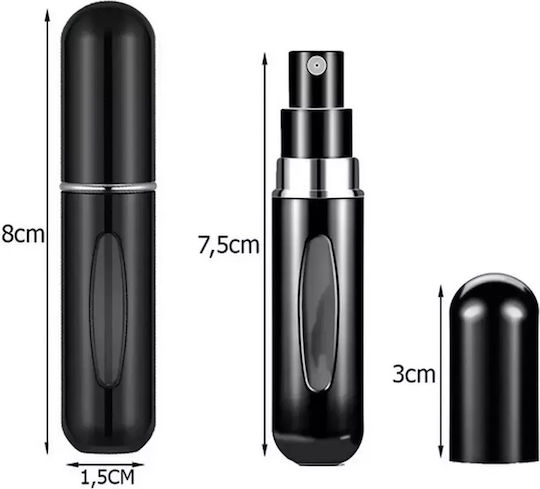 Mini Travel Perfume Atomizer 5ml Black