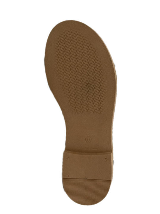 Women's Flat Sandals in White Color