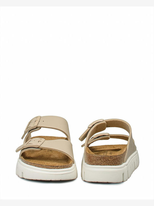 Arizona Women's Flat Sandals in Beige Color Narrow Fit