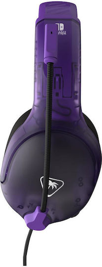 Turtle Beach Airlite Fit Over Ear Gaming Headset με σύνδεση 3.5mm Μωβ for Nintendo Switch