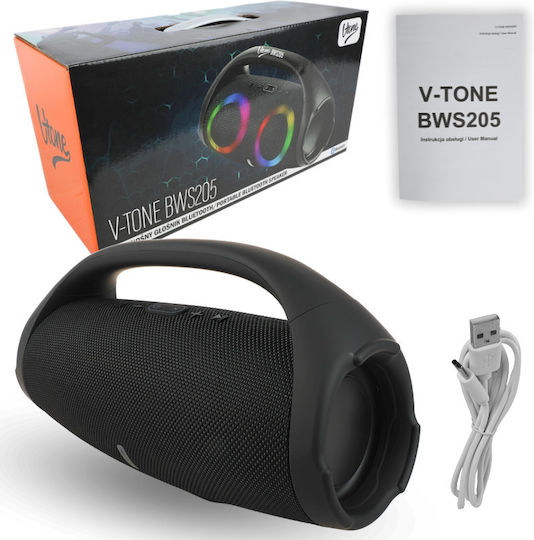 V-tone BWS205 Bluetooth високоговорител Черен