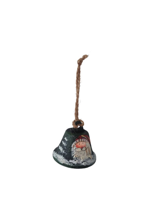 Hanging Bell Ornament Metallic Red 5x4cm