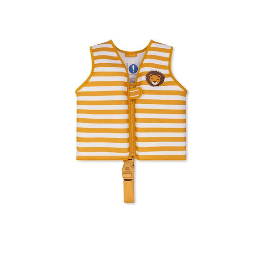 Swim Essentials Swimming Life Jacket with Safety Strap for Kids 3-6 Years Lion