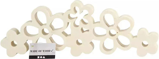 Holzblumen Höhe 10 cm 1 Stück