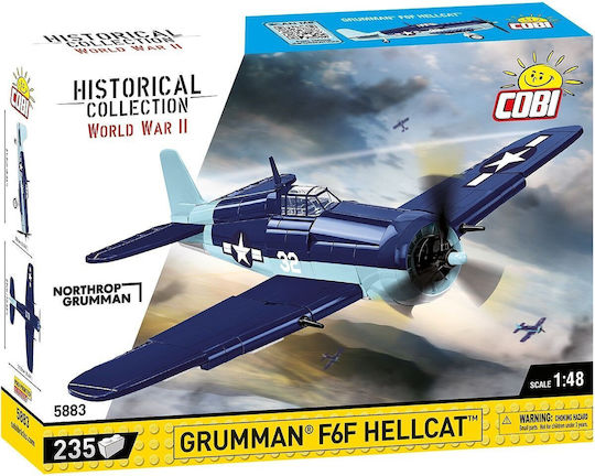 Grumman F6F Hellcat Blocuri 235 Piese