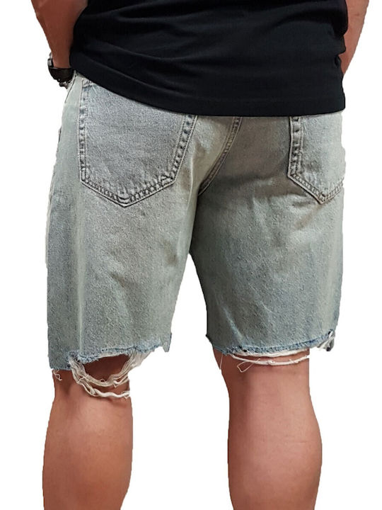 Jack & Jones Herrenshorts Jeans Blue Denim