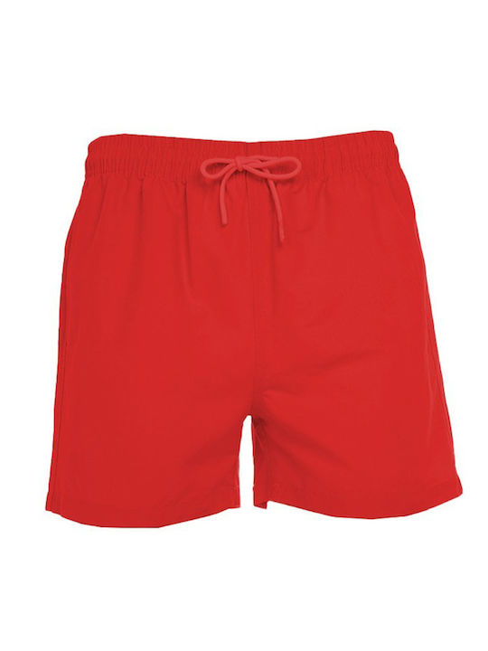 Costum De Baie Bărbați Pantaloni Scurți Roșii